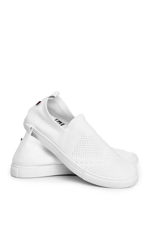 Women's Slip-on Tennis Shoes White Big Star FF274A608