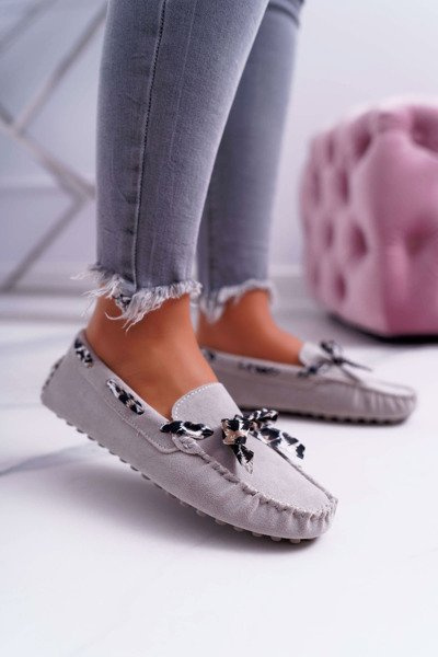 Women's Mokassins Lu Boo Comfortable Grey Plummy