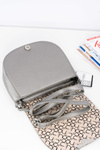 Women's Handbag Grey Letterman Nobo