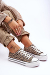 Women's Sneakers On A Chunky Platform Beige and Black Ember
