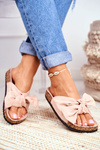 Cork Lining Flip Flops Light Pink Wendy