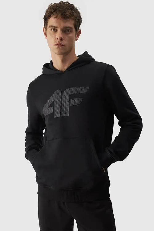 Men's Hoodie Pullover With Hood Black 4FWMM00TSWSM1464-20S
