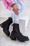 Women's Warm Boots With Zipper Black Fabiola