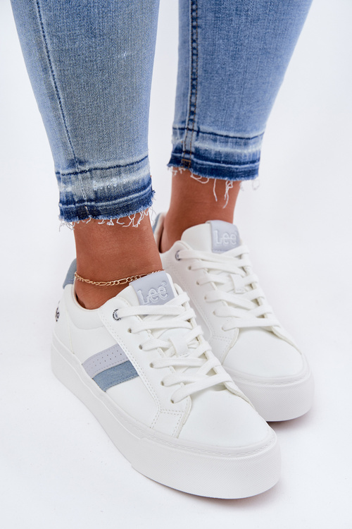 Damskie Sneakersy Białe LEE LAYLA WOMEN LOW 50251003