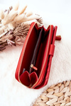 Large Women's Wallet With Extra Wallets Red