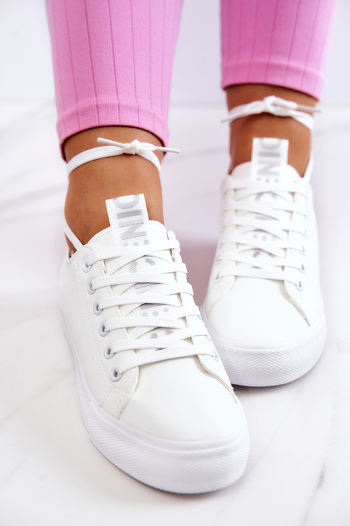 Women's Leather Sneakers White Mikayla