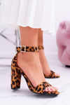 Women's Panther Stiletto Sandals Serenity