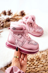 Children's Warm-up Snow Boots Pink Shirinell