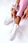 Women's Sneakers On Platform White Honey