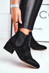 Women's Boots On Heel Black Tersavolle