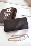 Elegant Clutch Bag With Glitter Black Remiala