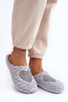 Women's Furry Home Shoes Slippers Inblu EC000099 Grey