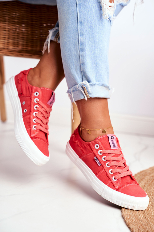 Women's Sneakers Big Star Red DD274449