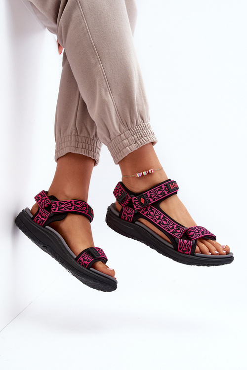 Sandały Damskie Fuksja Lee Cooper LCW-24-34-2608