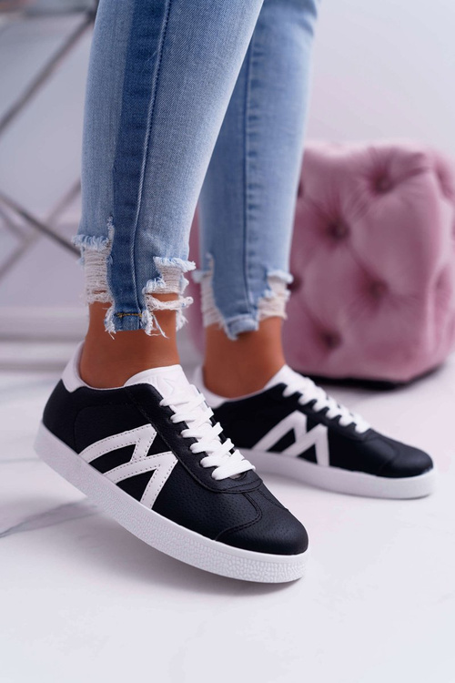 Sporty Women's Shoes Black Sheia