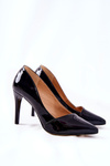Lacquered Pointed Heels Monnari 0110-M20 Black