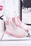 Children's Insulated Glitter Boots Pink Mermaid