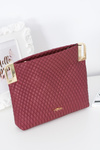 Women's Handbag Maroon Quilted Listono NOBO.