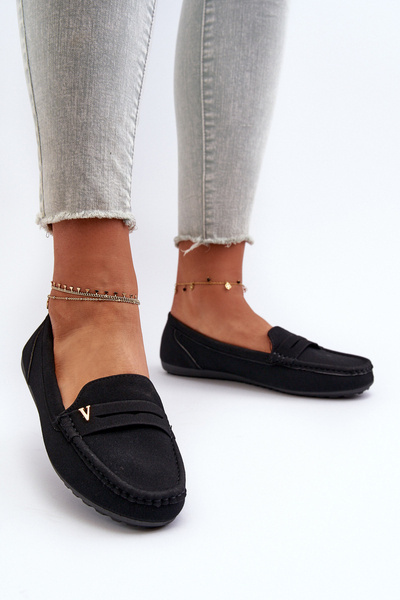 Classic Black Women's Moccasins Iramarie