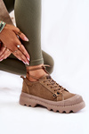 Suede Sport Shoes Big Star KK274511 Beige
