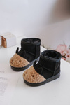 Insulated children's snow boots Lamy black Esandira