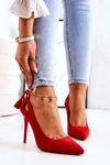 Women’s Stilettos Suede Red Leven