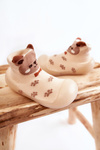 Children's slippers Niechodki Befado 002P037 Beige