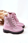 Children's Lacquer Glitter Boots Pink Macy's