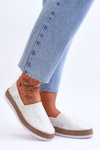 Leather Espadrilles Loafers Big Star LL276004 White