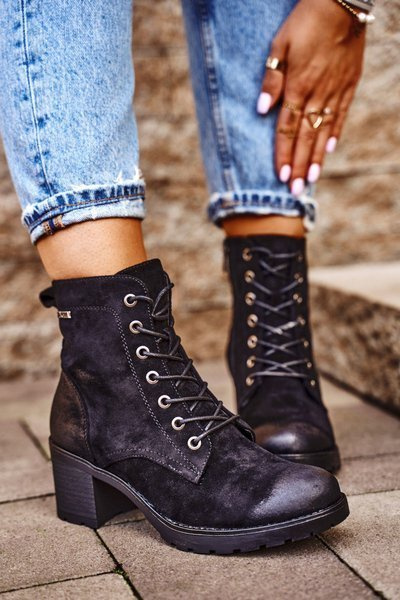 Women's Boots On High Heels Black Vertigo