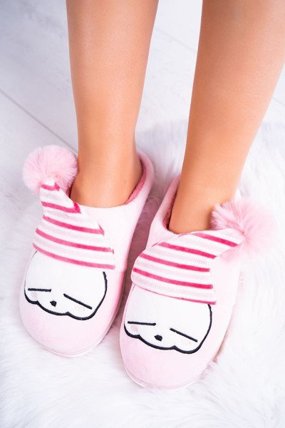 Women's Slippers Homemade Light Pink Mashimaro