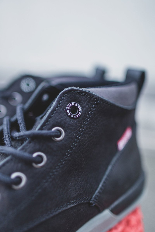 Men's Leather Boots Booties Big Star Black EE174197