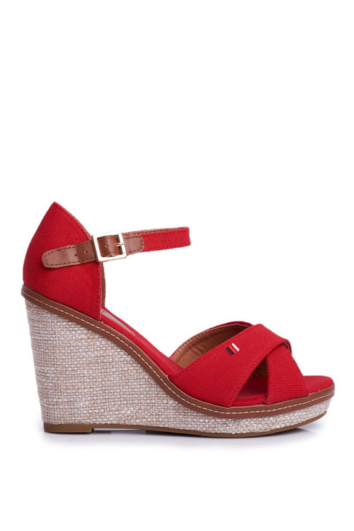 Women's Anchor Sandals Red LaMane
