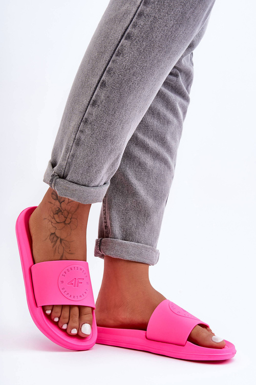 Women's Sport Slippers 4F 4FSS23FFLIF069-53S Fuchsia 