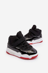 Children's Sport Lace-up Shoes Black-Red Darina