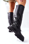 Women's High Black Boots Black Little Bit