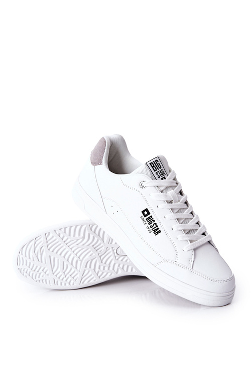 Leather Sneakers Memory Foam Big Star II174170 White