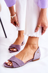 Suede Sandals Maciejka 03615-05 Violet