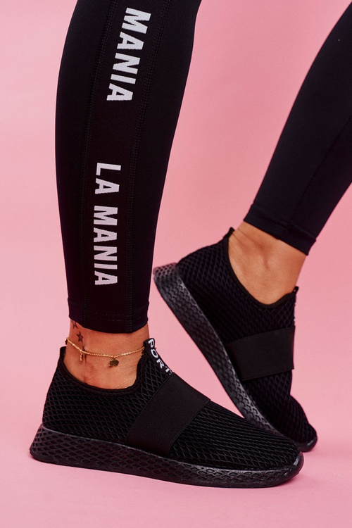 Women's Sport Shoes Slip On Black La Fiesta