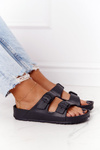 Women's Rubber Slippers Black Stacy