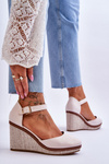 Women's Classic Wedge Sandals Beige Malani