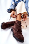 Classic Tiered Boots Brown Melome