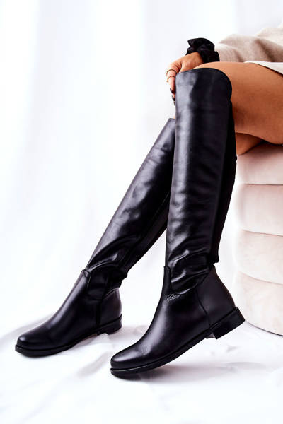 Leather Boots Laura Messi Black 2293