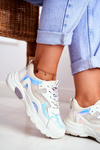 Sportowe Damskie Buty Lu Boo Białe Dazzle Me