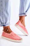 Espadryle Klasyczne Damskie Koralowe Flaure 