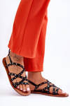 Women's Sandals With Ornaments Black Alemona