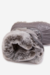 Children's Snow Boots With Fur Fastener Lee Cooper LCJ-25-10-3788 Gray