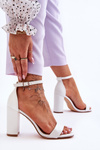 High Heel Sandals White Individual 