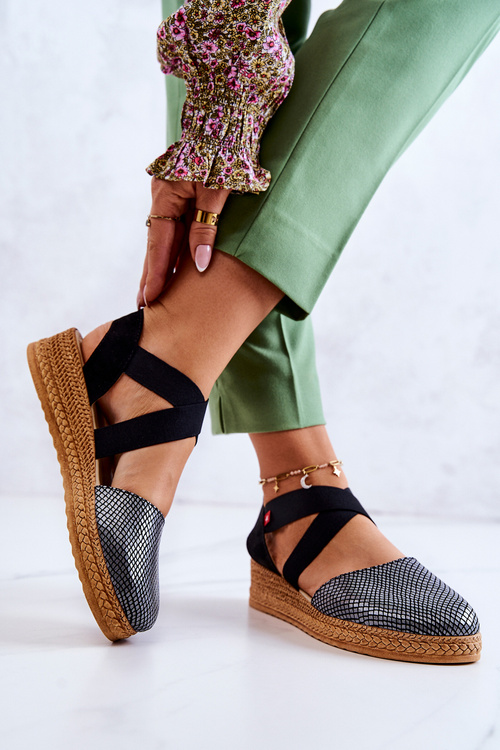 Fashionable Women's Espadrilles Big Star JJ276035 Black