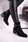 Women’s Boots Sergio Leone Suede Black BT615